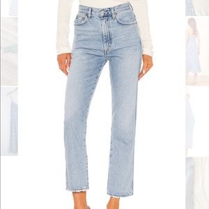 AGOLDE pinch waist high rise kick jeans
